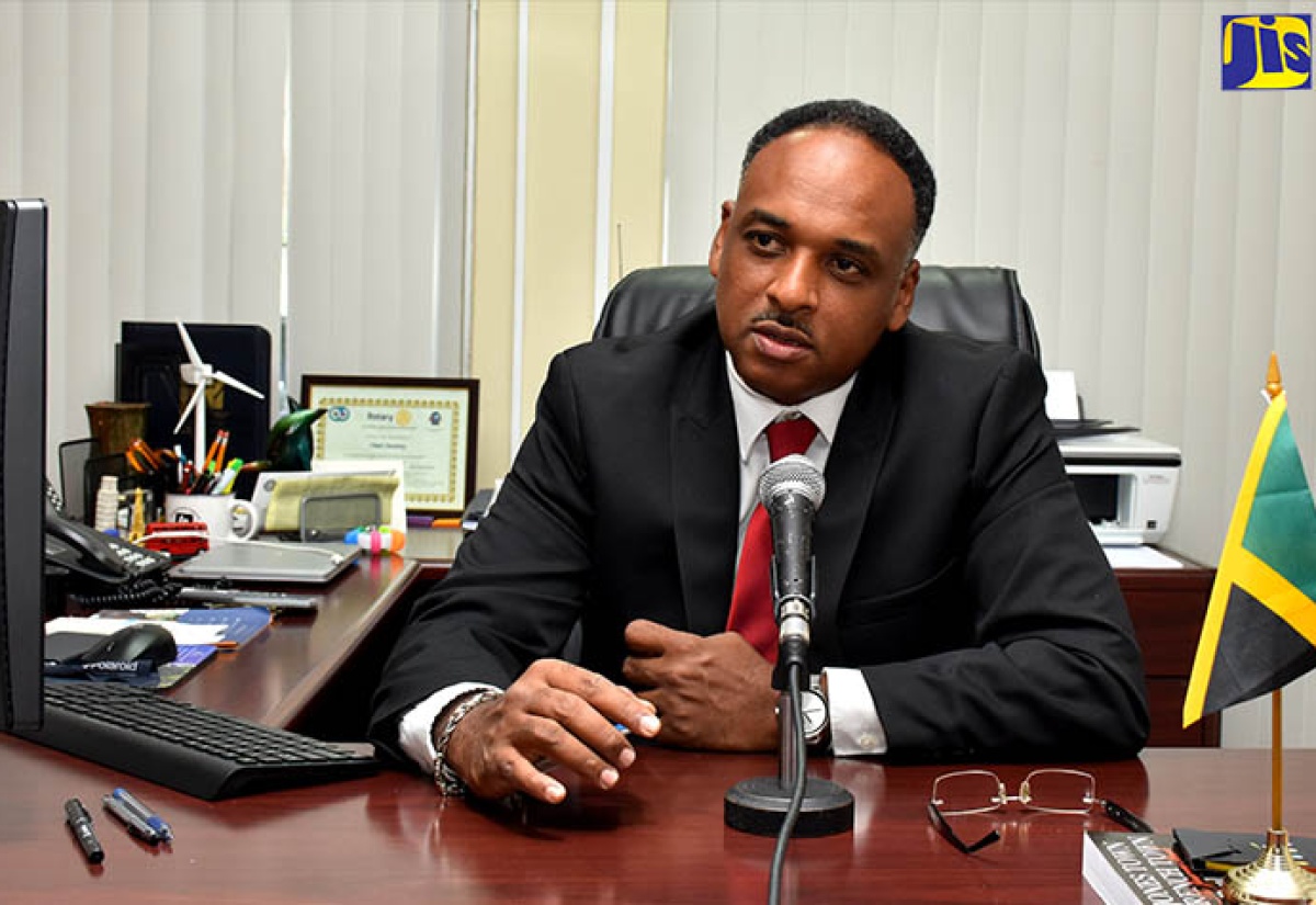 Deputy Chairman, Zones of Special Operations Social Intervention Committee and Managing Director, Jamaica Social Investment Fund (JSIF), Omar Sweeney.