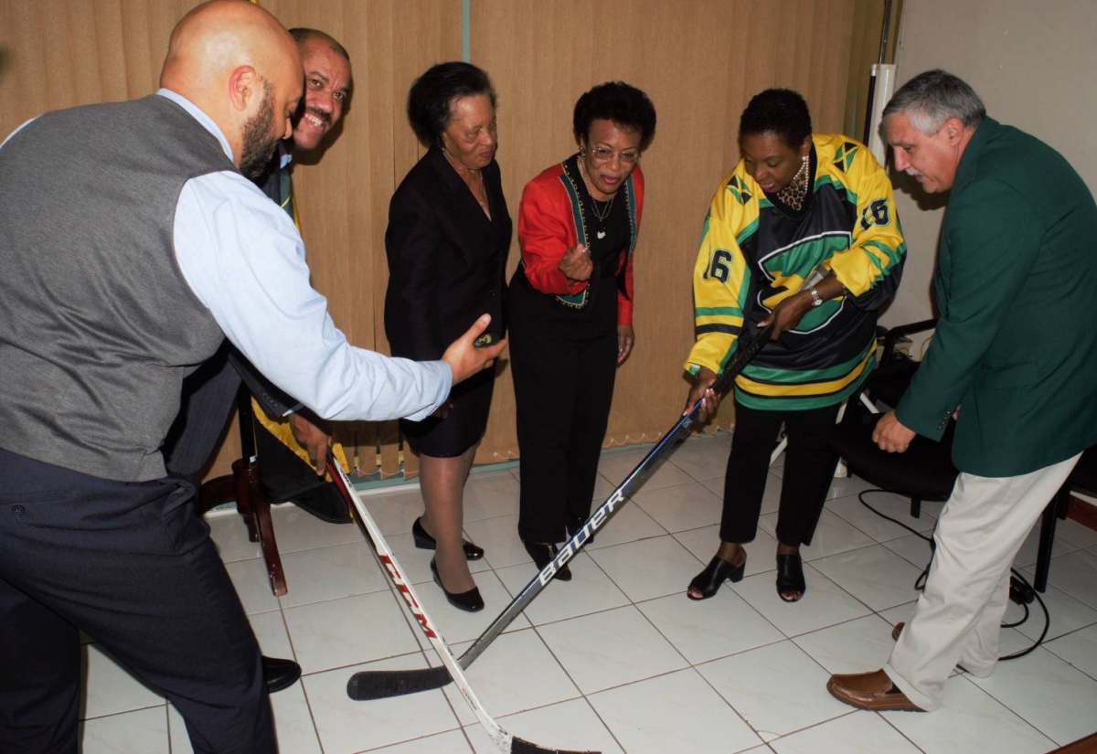 Sport Minister Excited by the Prospect of Ice Hockey in Jamaica