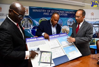 Minister without Portfolio in the Economic Growth Ministry, Hon. Dr. Horace Chang, said the project is “symbolic of a new beginning for the people of downtown”.