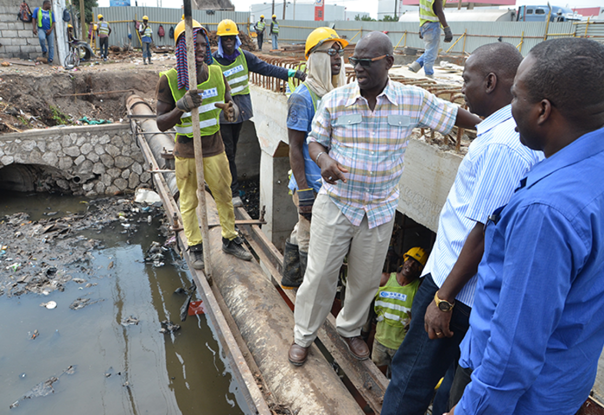 Upgrading of Marcus Garvey Drive on Schedule