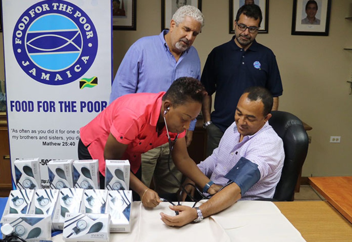 PHOTOS: Food For The Poor Hands over Stethoscopes Valued at $400,000 to Health Ministry