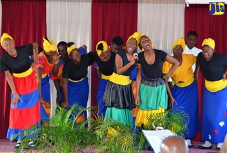 Members of the Green Island High School Choir performing during the launch of Jamaica Day 2017 at the Herbert Morrison Technical High School in Montego Bay recently. Green Island will host the national Jamaica Day celebration ceremony on Friday, February 24. 