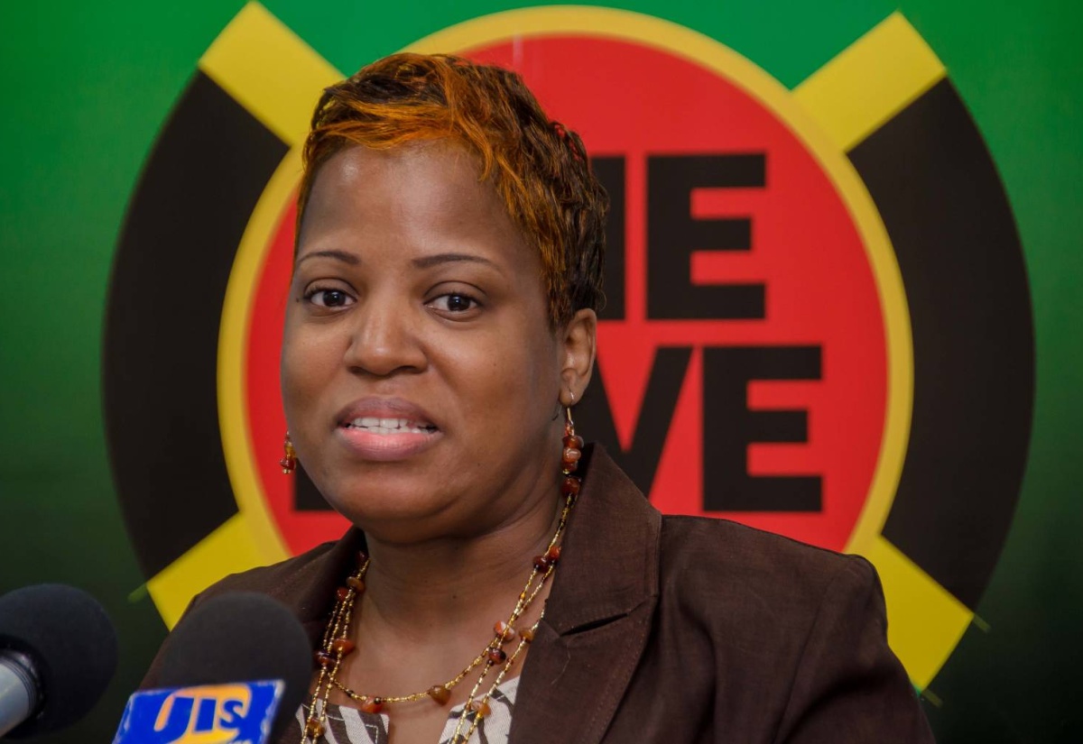 Principal Director of Culture in the Ministry of Culture, Gender, Entertainment and Sport, Dr. Janice Lindsay, addresses the media launch of the One Love Festival on April 27 at the University of the West Indies’ (UWI) Regional Headquarters on Mona Road, Kingston. The festival will be held on May 28 and 29 in Odaiba, Japan. 