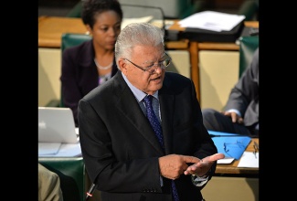 Minister of Industry, Commerce, Agriculture and Fisheries, Hon. Karl Samuda, opens the 2016/17 Sectoral Debate in the House of Representatives on Tuesday, June 7.