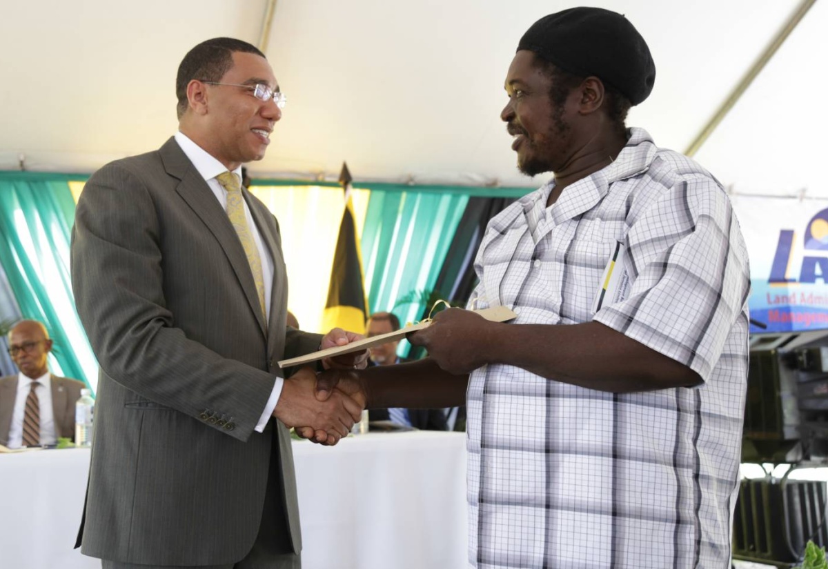 Over 200 Jamaicans Receive Land Titles