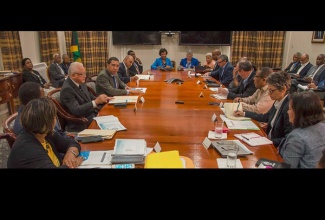 Prime Minister Andrew Holness met with members of the National Partnership Council yesterday (February 24).  