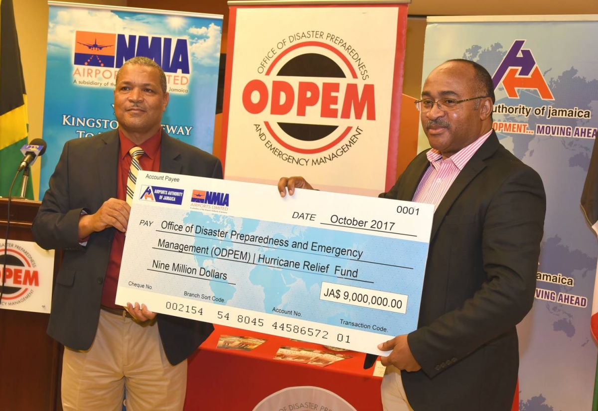 AAJ Donates $9 Million to ODPEM’s ‘Help Impacted Islands Initiative’