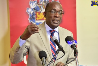 Minister of Education, Youth and Information, Senator the Hon. Ruel Reid.