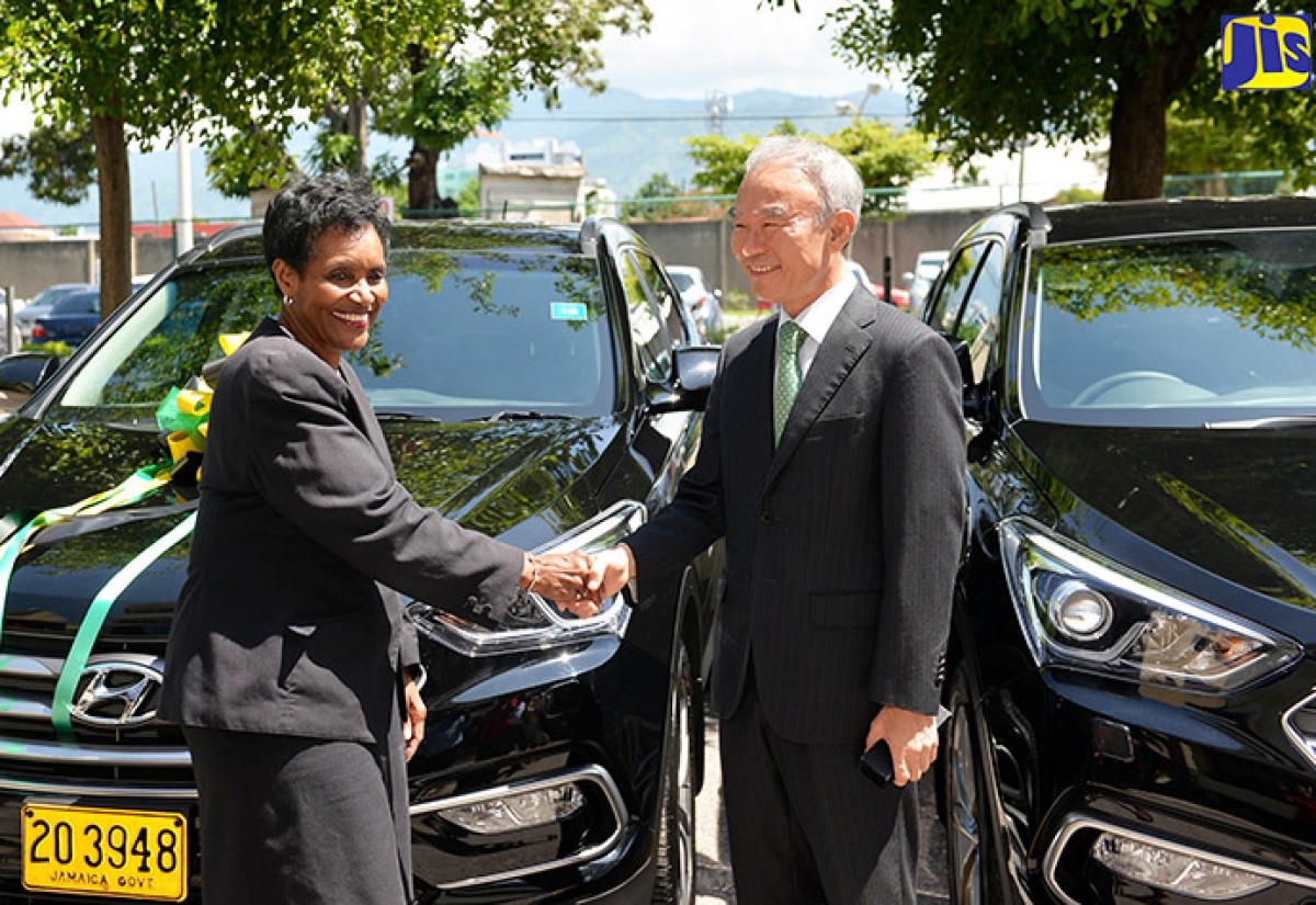 Korea Donates Three SUVs to Jamaican Government