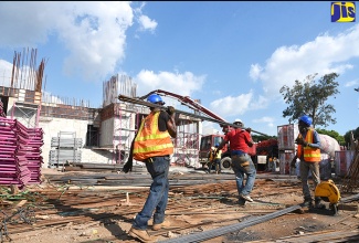 Work steadily progressing on ‘58HWT’, a US$30-million Integrated Technology Park for which Prime Minister, the Most Hon. Andrew Holness, broke ground in September last year. The park will have the largest business process outsourcing (BPO) facility in the English-speaking Caribbean, providing 3,300 call-centre seats and more than 5,000 permanent jobs.