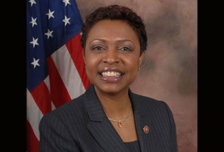 United States Congresswoman, Yvette Clarke who was in Montego Bay, Jamaica, on an official three-day visit from November 13 to 15.