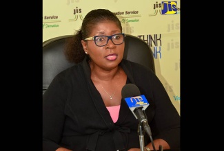 Director of Veterinary Public Health in the Ministry of Health, Dr. Linnette Peters, speaking at a recent JIS ‘Think Tank’, to highlight World Antibiotic Awareness Week, which is being observed from November 13 to 19, under the theme: ‘Antibiotic, the End of an Era’. 