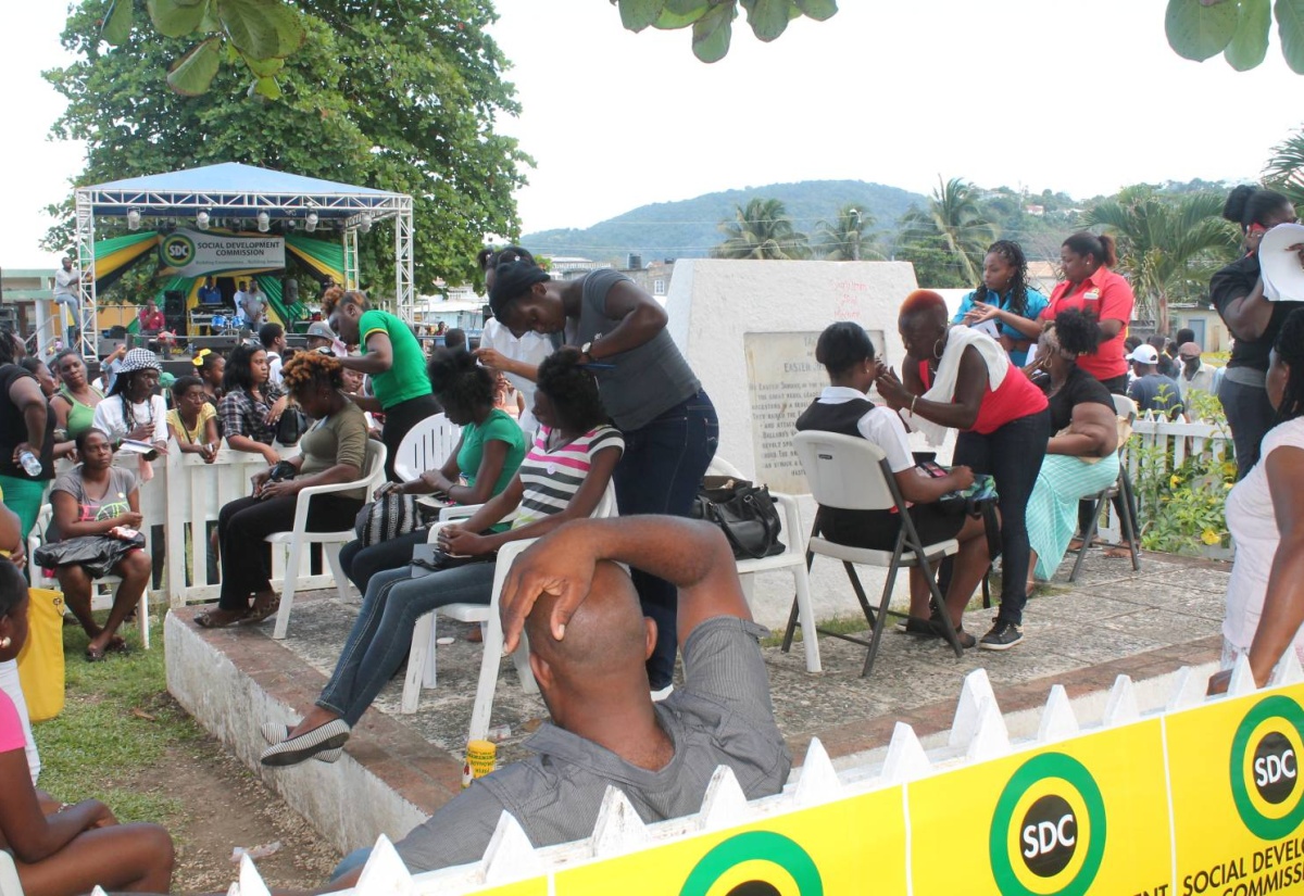 Patrons like these will be able to participate in the HEART Trust/NTA ‘Try-a-skill’ Village at the Social Development Commission’s (SDC’s) CASfest at the Claude Stewart Park in Port Maria, St. Mary.