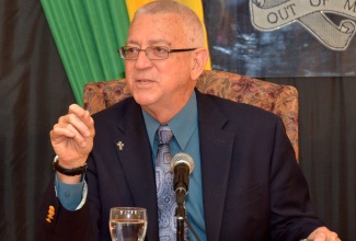 Minister of Education, Hon. Rev. Ronald Thwaites, elaborates on matters raised in his contribution to the 2013/14 Sectoral Debate in the House, including a campaign to reduce the utility cost in schools. The Minister was addressing journalists at a post-Sectoral Debate press briefing, held at Jamaica House on May 16.