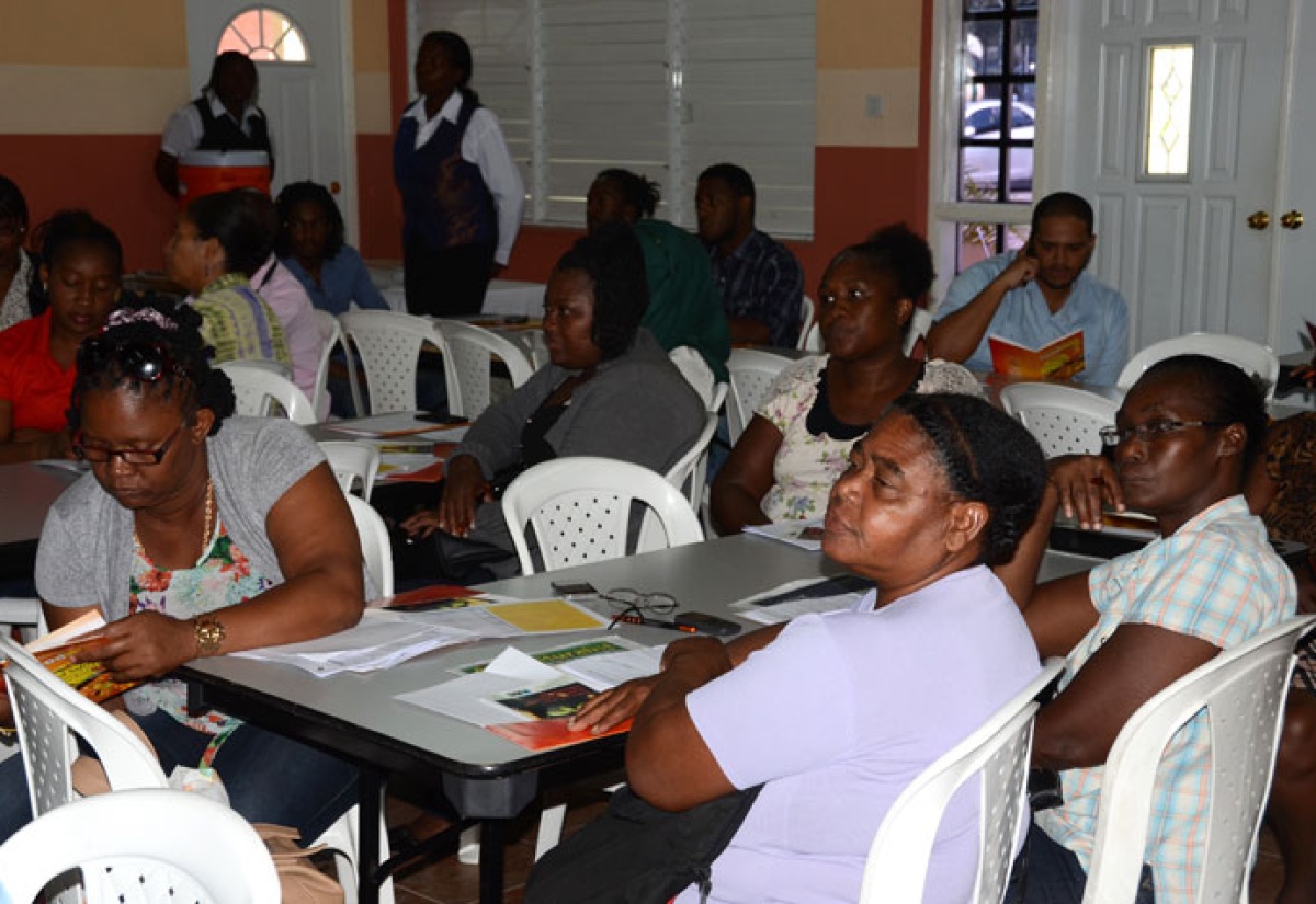 Small cottage processors participate in a food safety workshop sponsored by the Ministry of Agriculture, and held at the offices of the Bureau of Standards Jamaica, in Kingston on October 28.