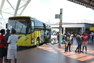 The Half-Way-Tree Transport Centre.