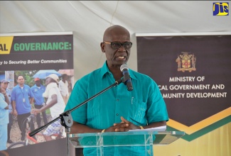 Minister of Local Government and Community Development, Hon. Desmond McKenzie.

