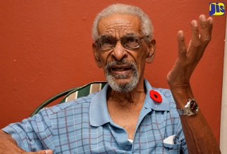 Former soldier who fought in World War II, Mr. Stanley Atkinson, who is 94 years of age.

