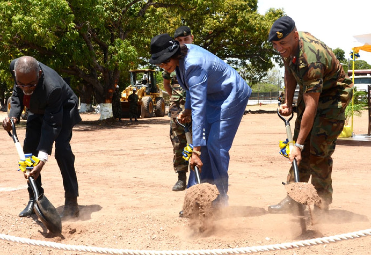 Ground Broken for New Barracks at Up Park Camp