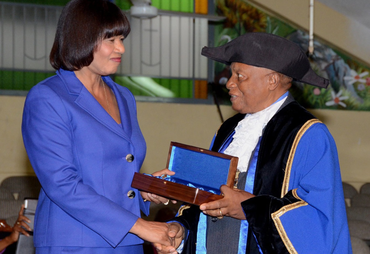 PM Honoured With Key to Portmore