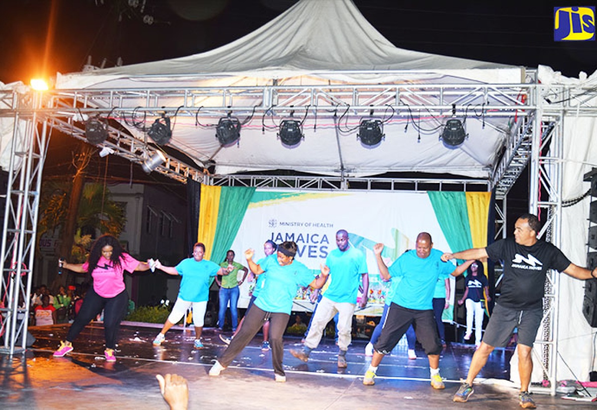 Residents of Manchester Take Part in Jamaica Moves Campaign