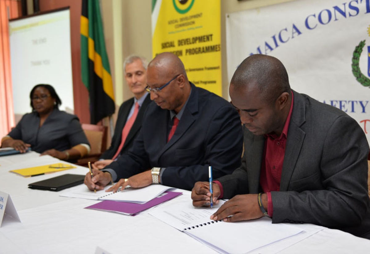 JCF and SDC Sign MOU for Community Policing Rating Initiative