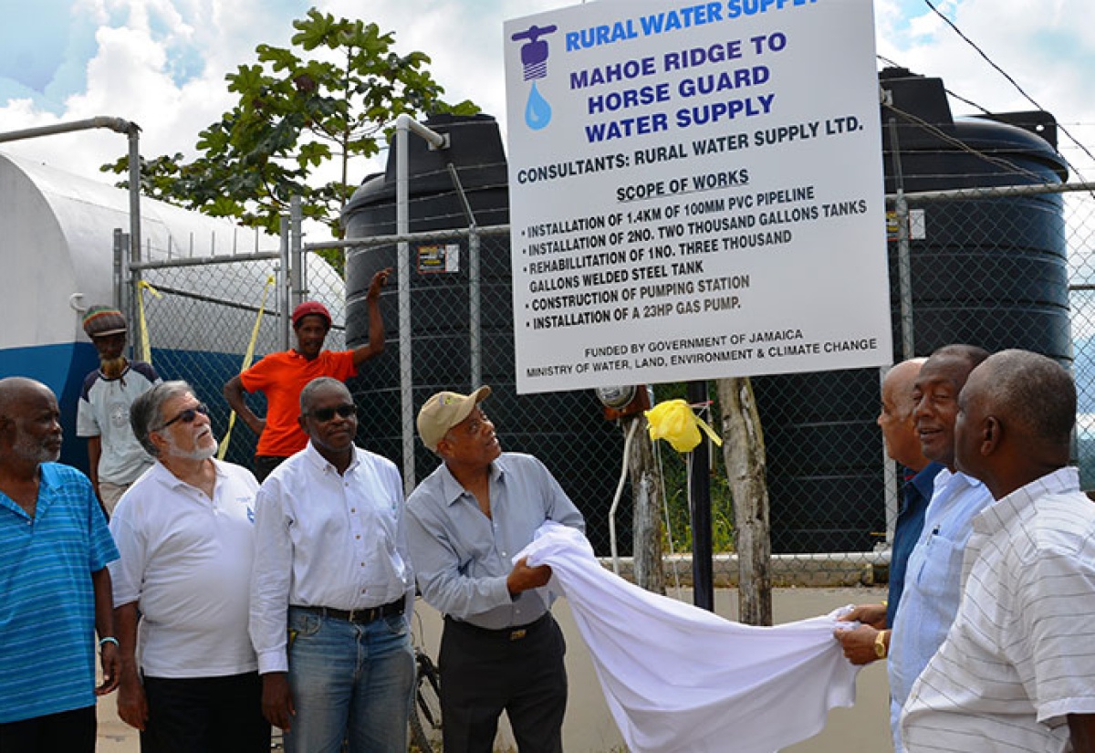 Hundreds to Benefit from Mahoe Ridge/Horse Guard Water Supply System