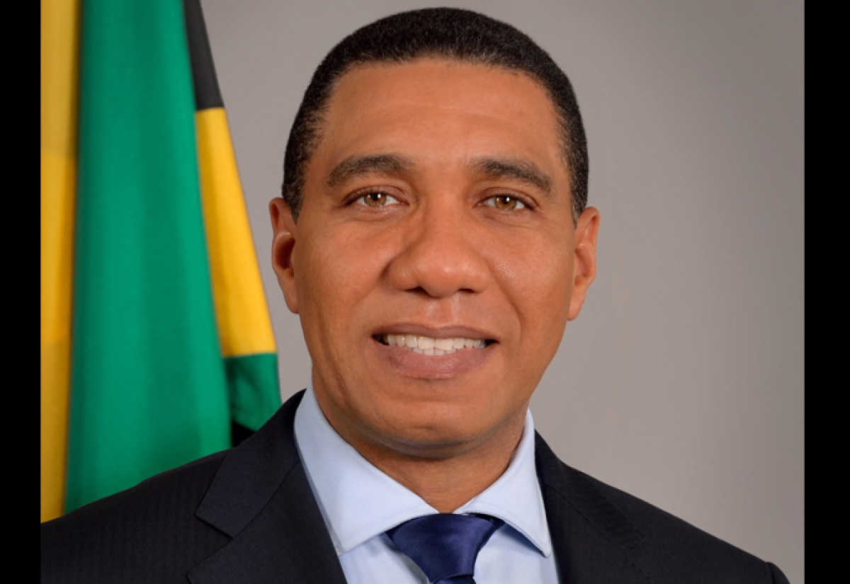 The Most Hon. Andrew Holness, ON, PC, MP Prime Minister of Jamaica .