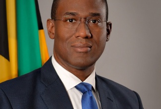 Minister of Finance and the Public Service, Dr. the Hon. Nigel Clarke .