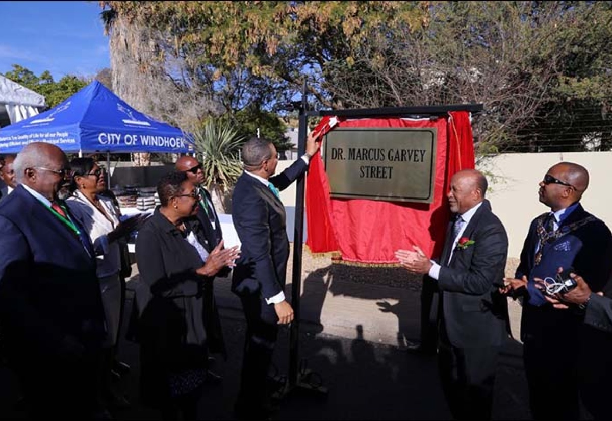 Street in Namibian Capital Renamed in Honour of National Hero Marcus Garvey