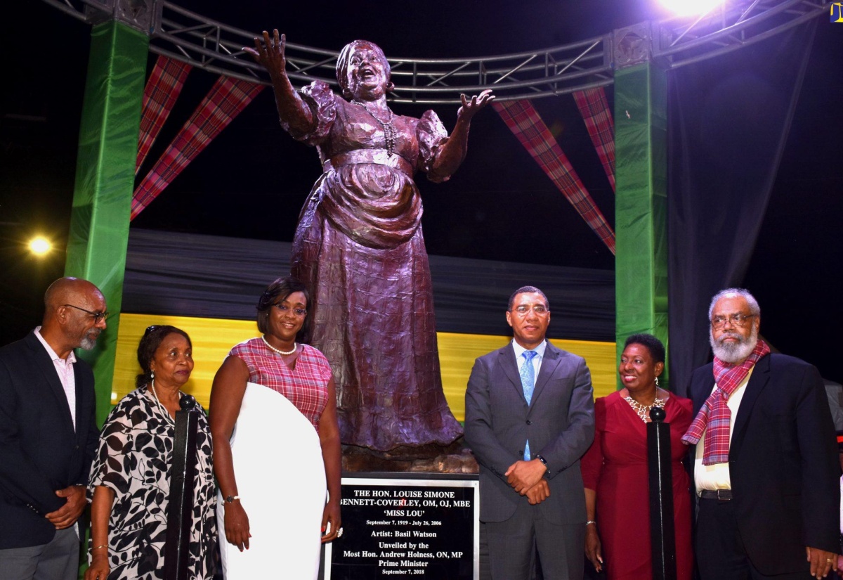 Cheers and Applause Greet Unveiling of Miss Lou Statue