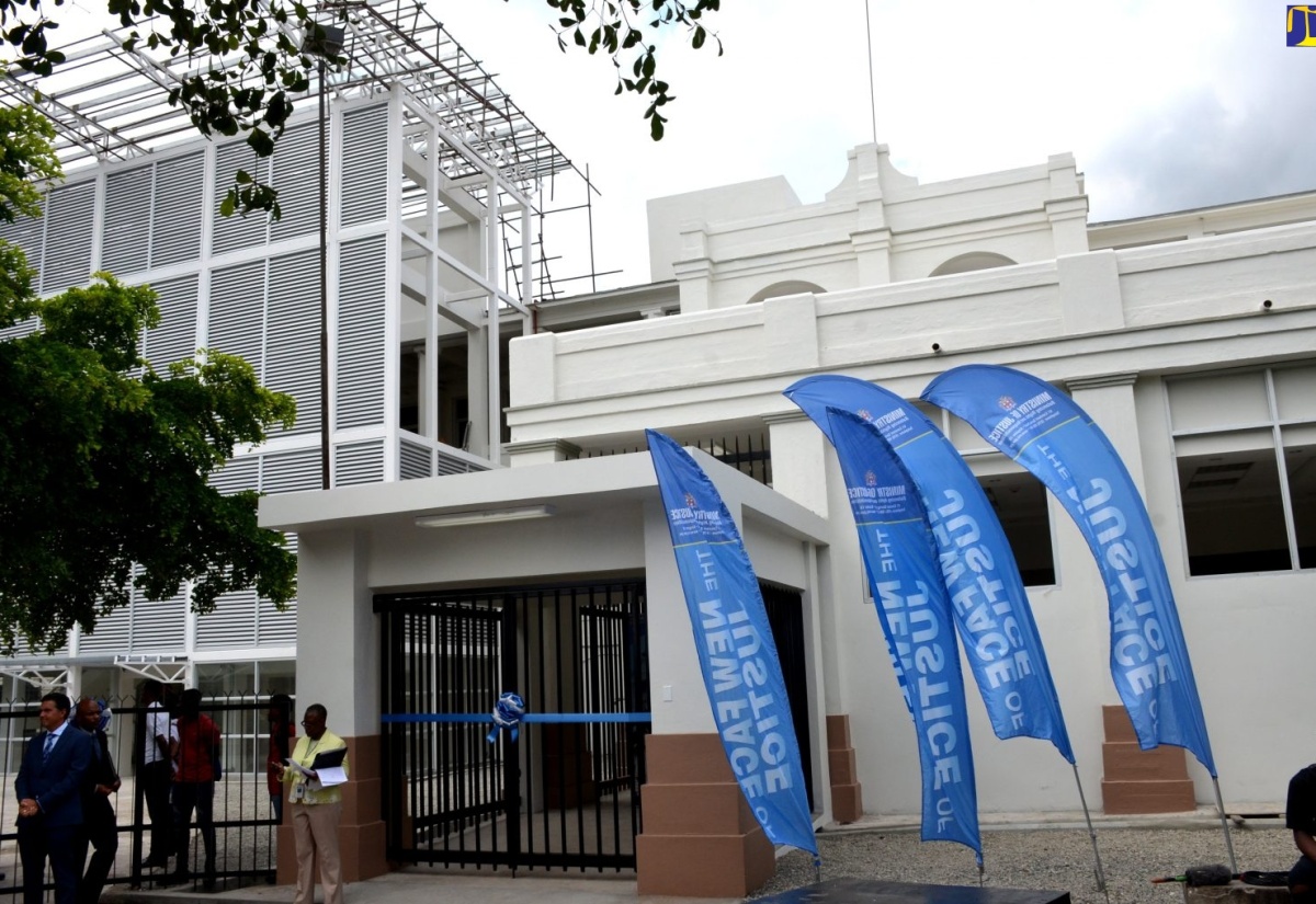 The recently expanded Court of Appeal building located on King Street in downtown Kingston. (Photo: Mark Bell)