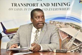 Transport and Mining Minister, Hon. Robert Montague.