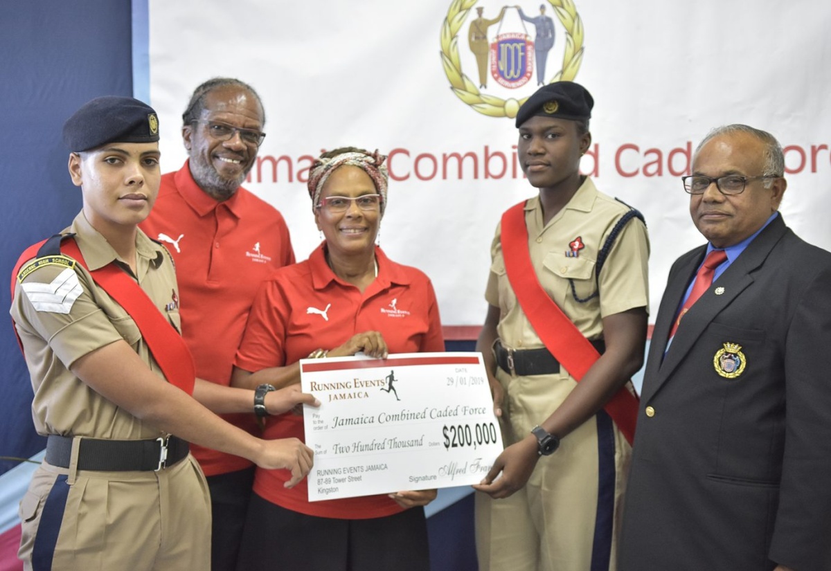 JCCF Receives $200,000  from Running Events Jamaica Limited