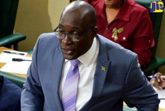 Minister of Education, Senator the Hon. Ruel Reid, makes his contribution to the State of the Nation Debate in the Senate on February 2. 