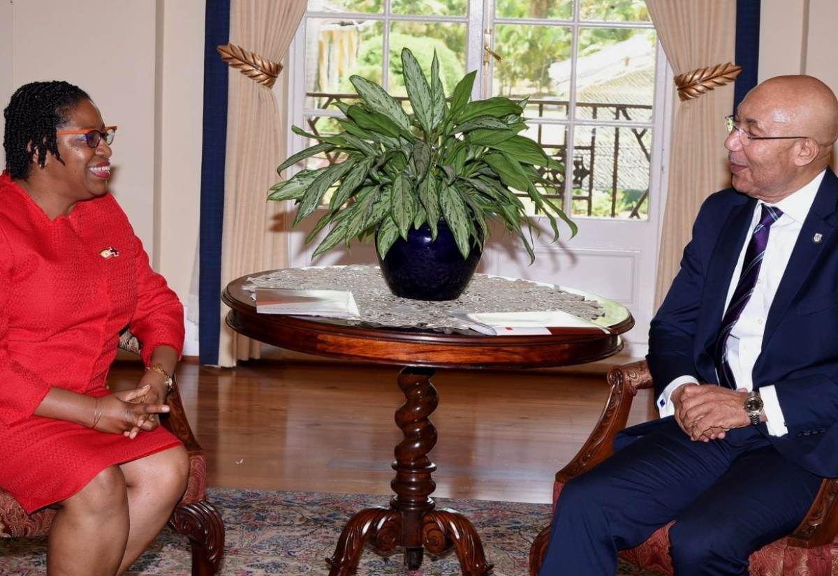 G-G Meets with President of Jamaica Red Cross