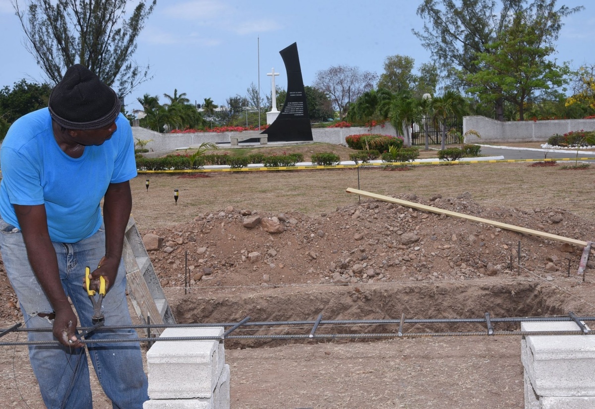 Preparations for Mr. Seaga’s Final Resting Place on Track