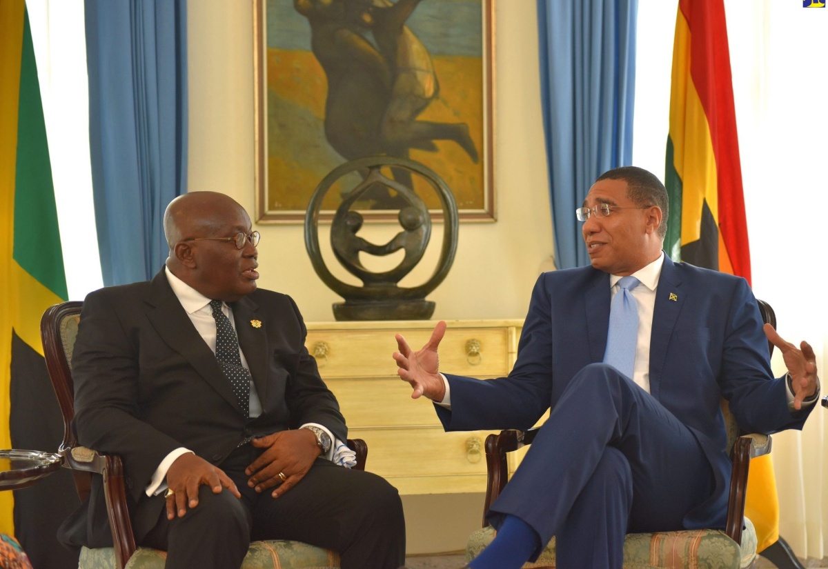 PHOTOS: PM and Ghanaian President’s Courtesy Call and Arrival