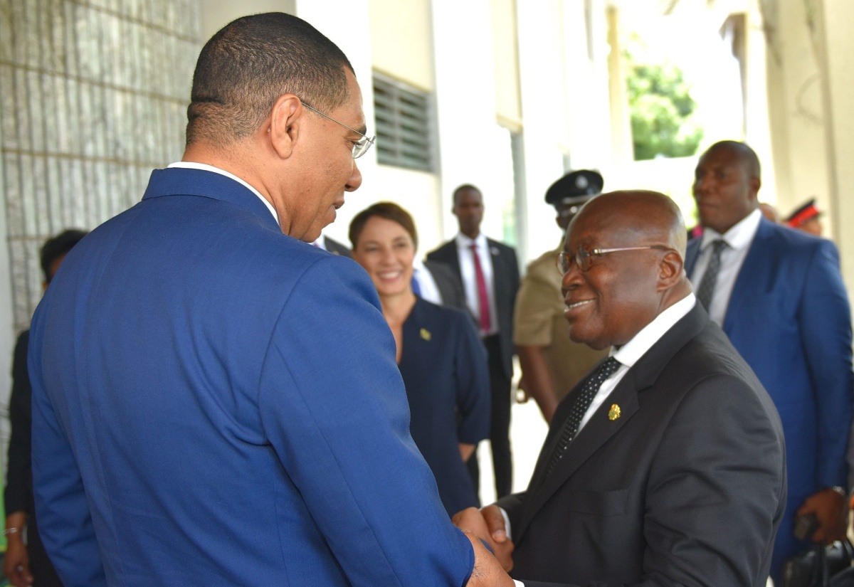 PHOTOS: PM and Ghanaian President’s Courtesy Call and Arrival