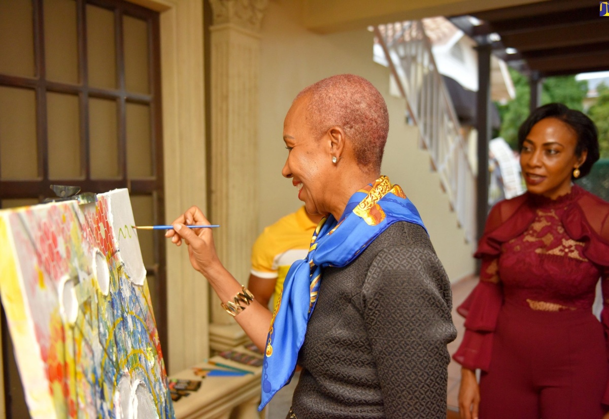 PHOTOS: Minister Fayval Williams at Liguanea Plains Rotary Club Installation