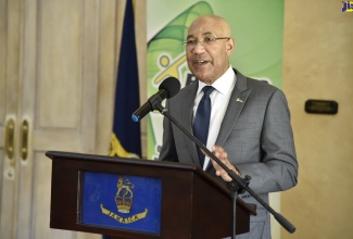 Governor-General, His Excellency the Most Hon. Sir Patrick Allen, speaks at the Governor-General’s Summer of Service Programme 2019 Awards Presentation Ceremony on Tuesday (August 20) at King’s House.