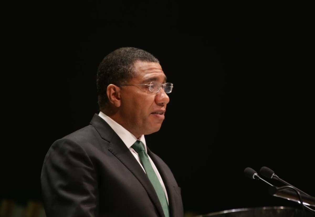 PHOTOS: PM Holness Speaking at the 74th United Nations General Assembly, UNGA