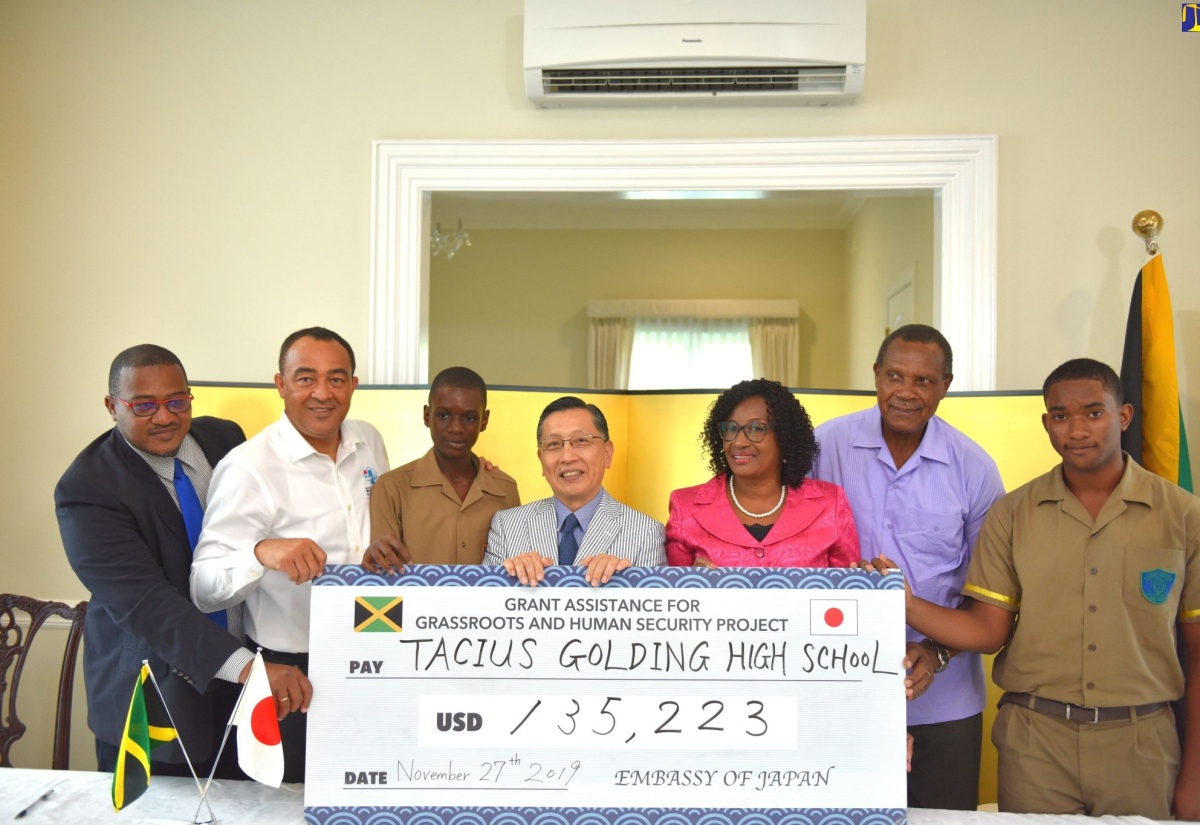 Gov’t Of Japan Funding Purchase Of Two Buses For Tacius Golding High School