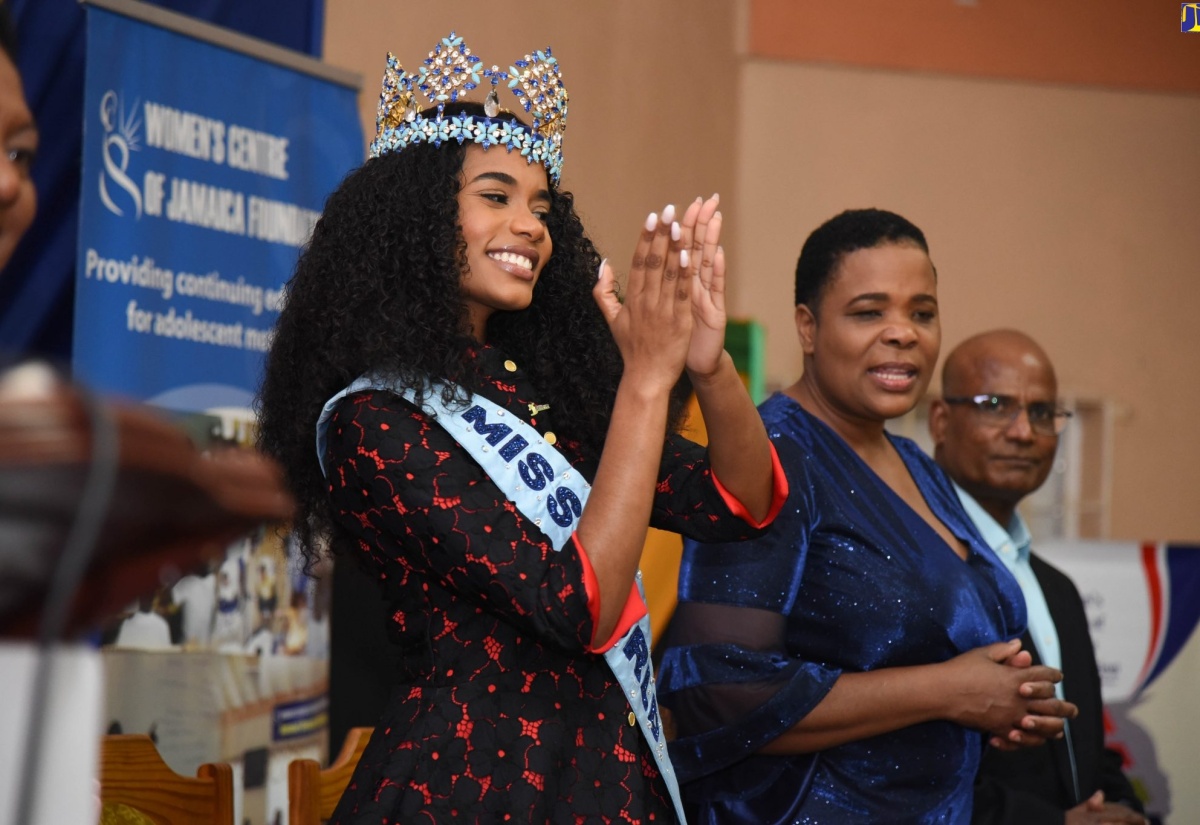 Miss World Encourages Teen Mothers To Pursue Their Dreams