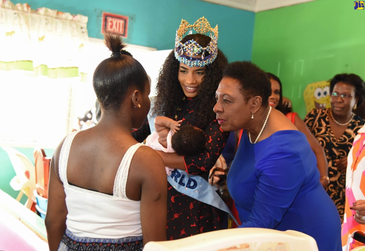 Miss World Encourages Teen Mothers To Pursue Their Dreams