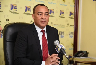 Minister of Health and Wellness, Dr. the Hon. Christopher Tufton, at a recent JIS Think Tank.