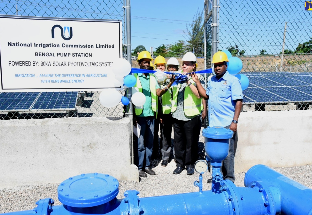 Solar System Now Powers Bengal Pump Station In Trelawny