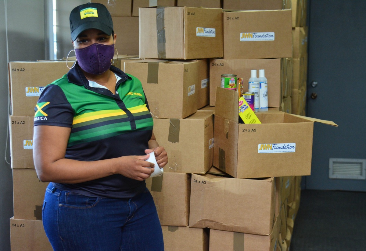 J. Wray And Nephew Donates Food Packages