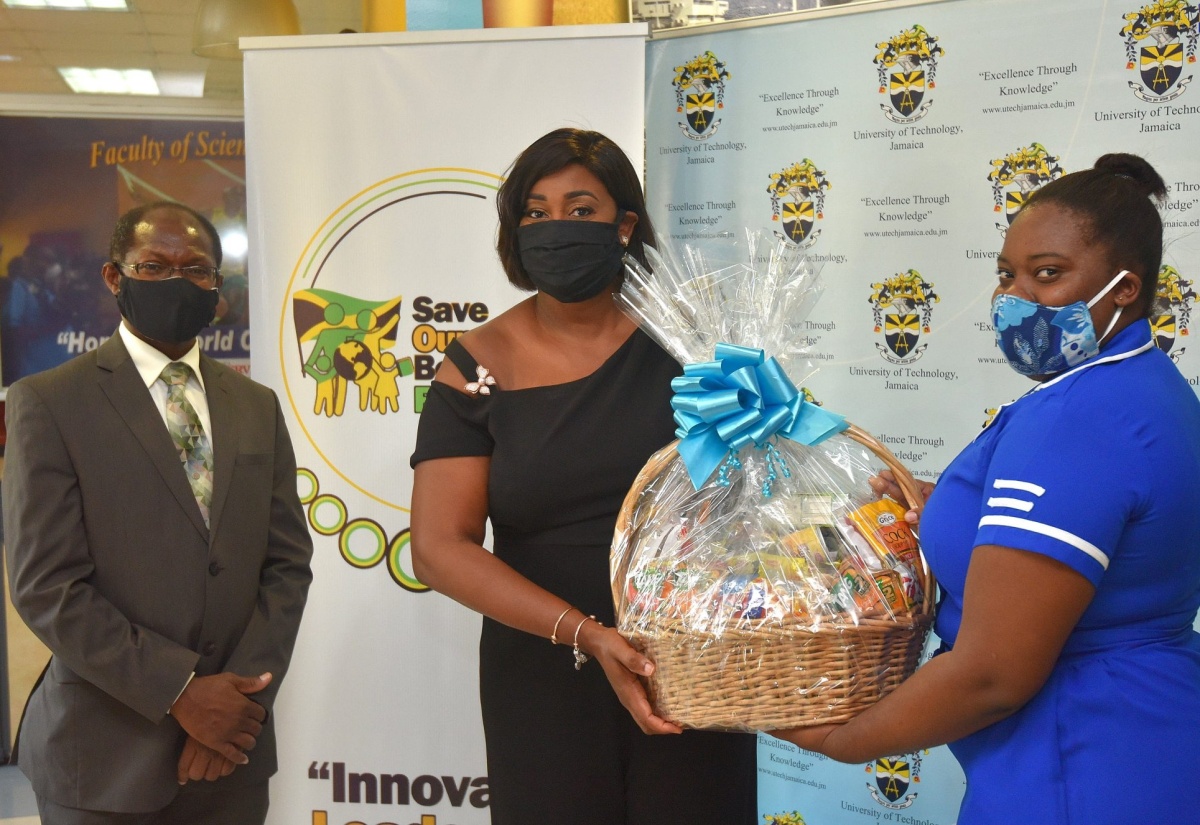 Nursing And Midwifery Students At UTech Get Care Packages