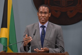 Minister of Finance and the Public Service, Dr. the Hon. Nigel Clarke.